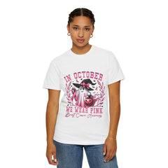 In October We Wear Pink – Breast Cancer Awareness Unisex T-Shirt
