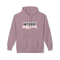 Intense Feelings Unisex Midweight Hoodie - Rose Pink Print