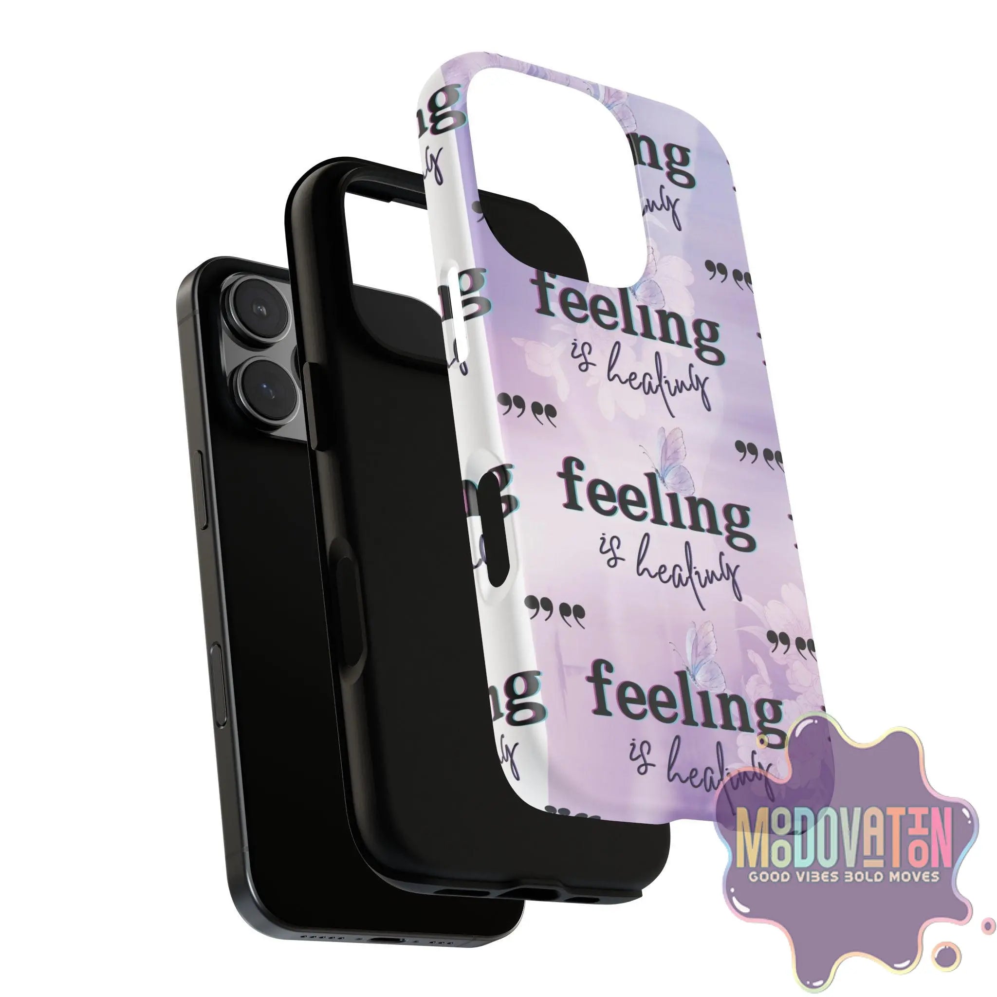 Feeling Is Healing Phone Case - Lilac - MOODOVATION