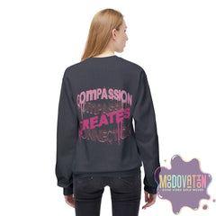 Self-Compassion Unisex Midweight Crewneck Sweatshirt - MOODOVATION