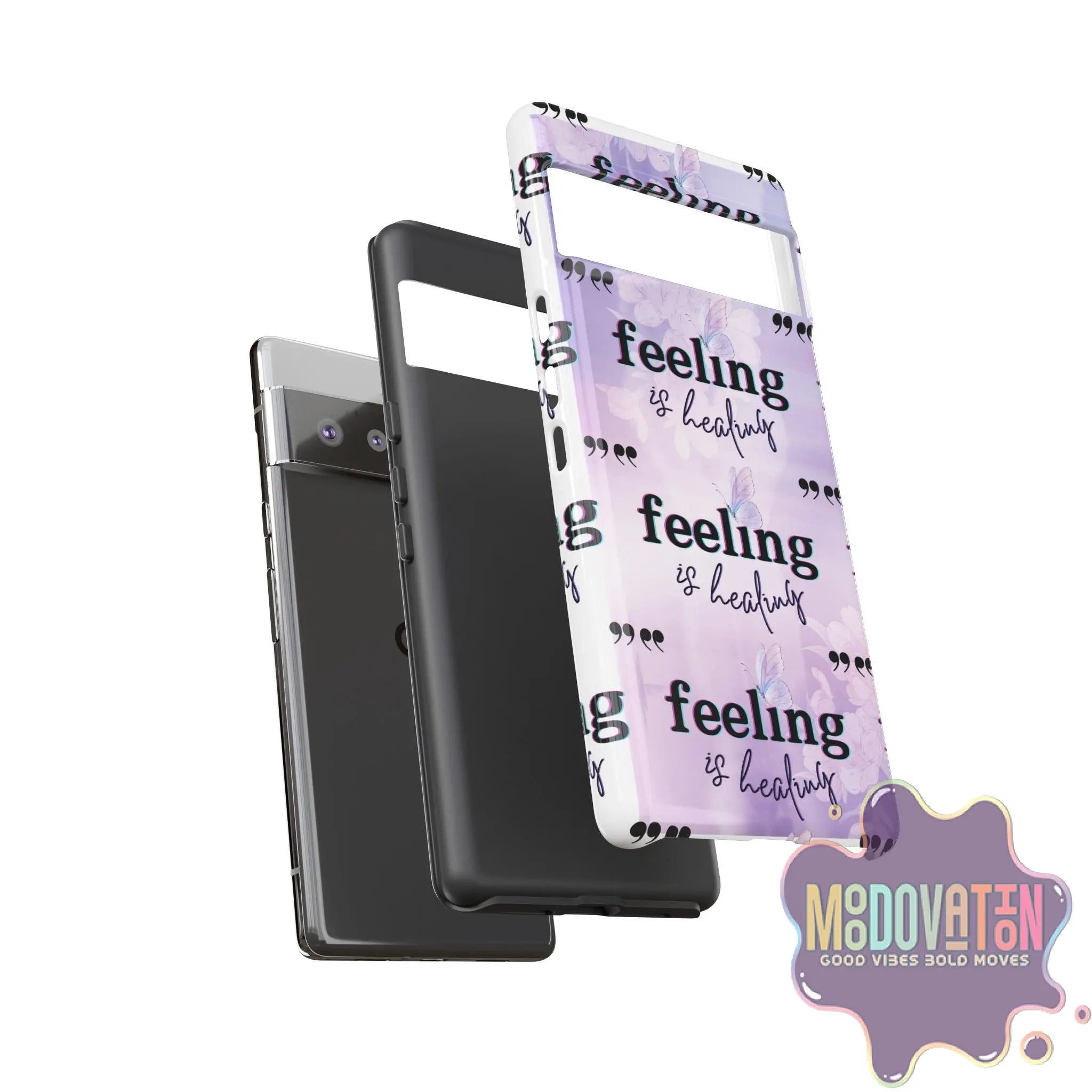 Feeling Is Healing Phone Case - Lilac - MOODOVATION