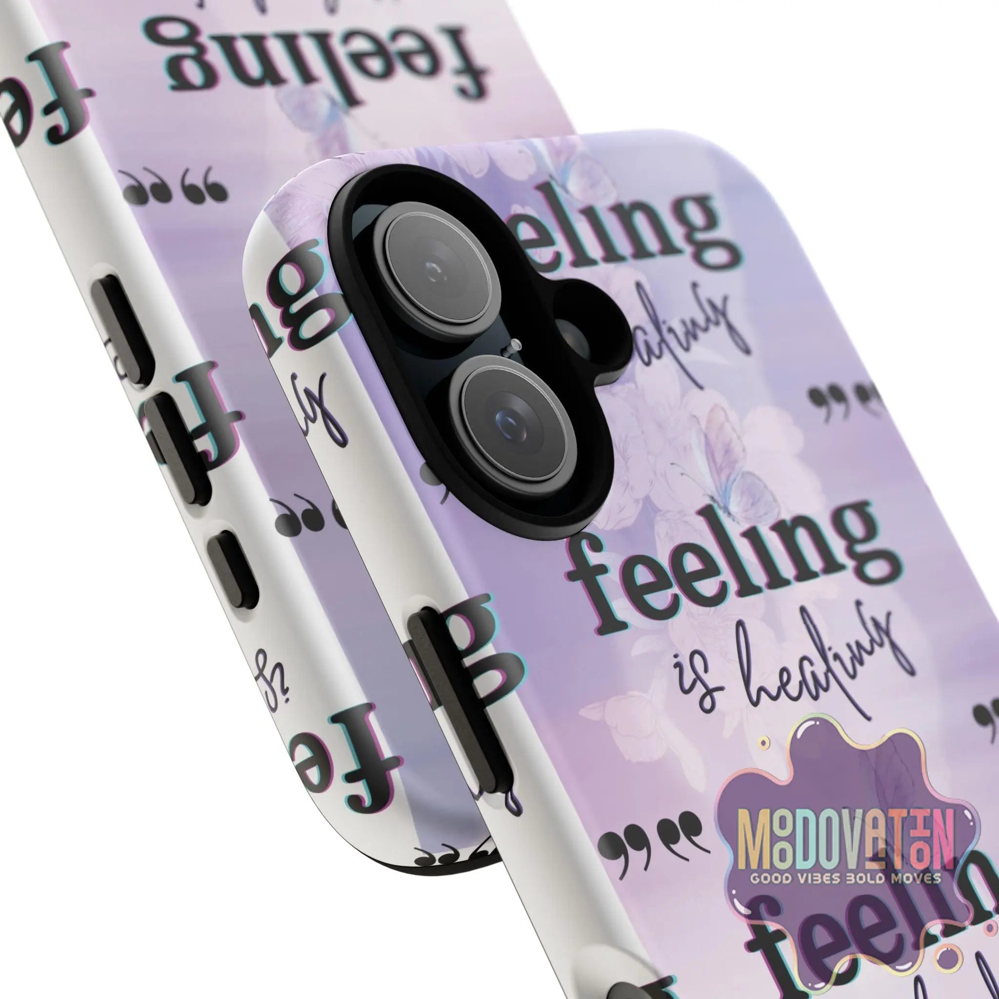 Feeling Is Healing Phone Case - Lilac - MOODOVATION