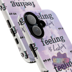 Feeling Is Healing Phone Case - Lilac - MOODOVATION