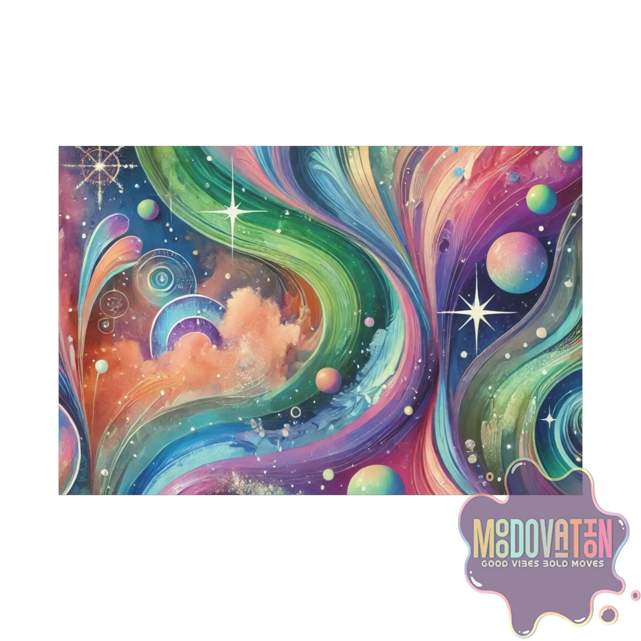 Cosmic Symphony Matte Canvas - MOODOVATION