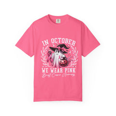 In October We Wear Pink – Breast Cancer Awareness Unisex T-Shirt