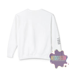 Good Vibes Bold Moves Personalized Unisex Lightweight Crewneck Sweatshirt - Brand Edition Moodovation