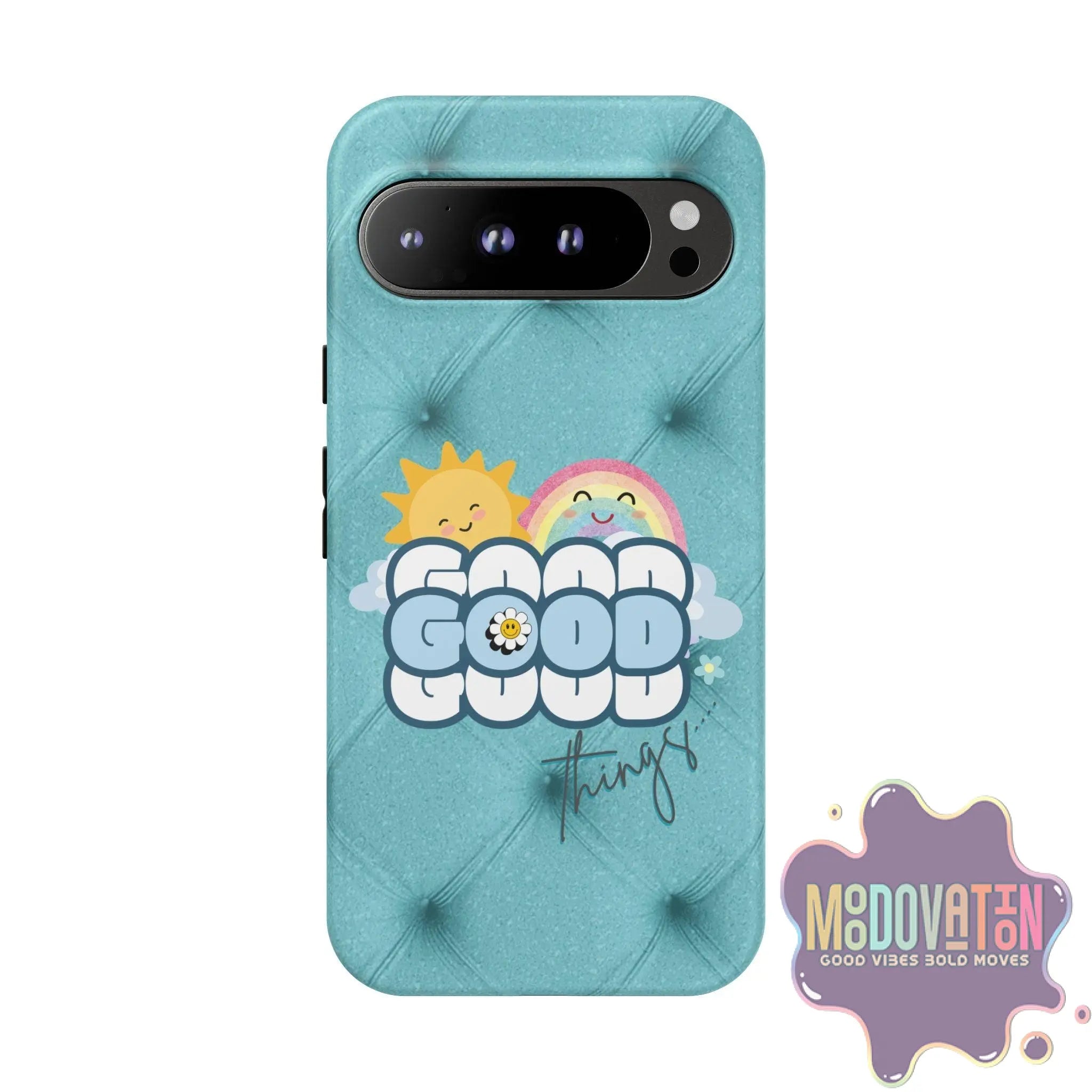 Good Things Phone Case - Teal - MOODOVATION