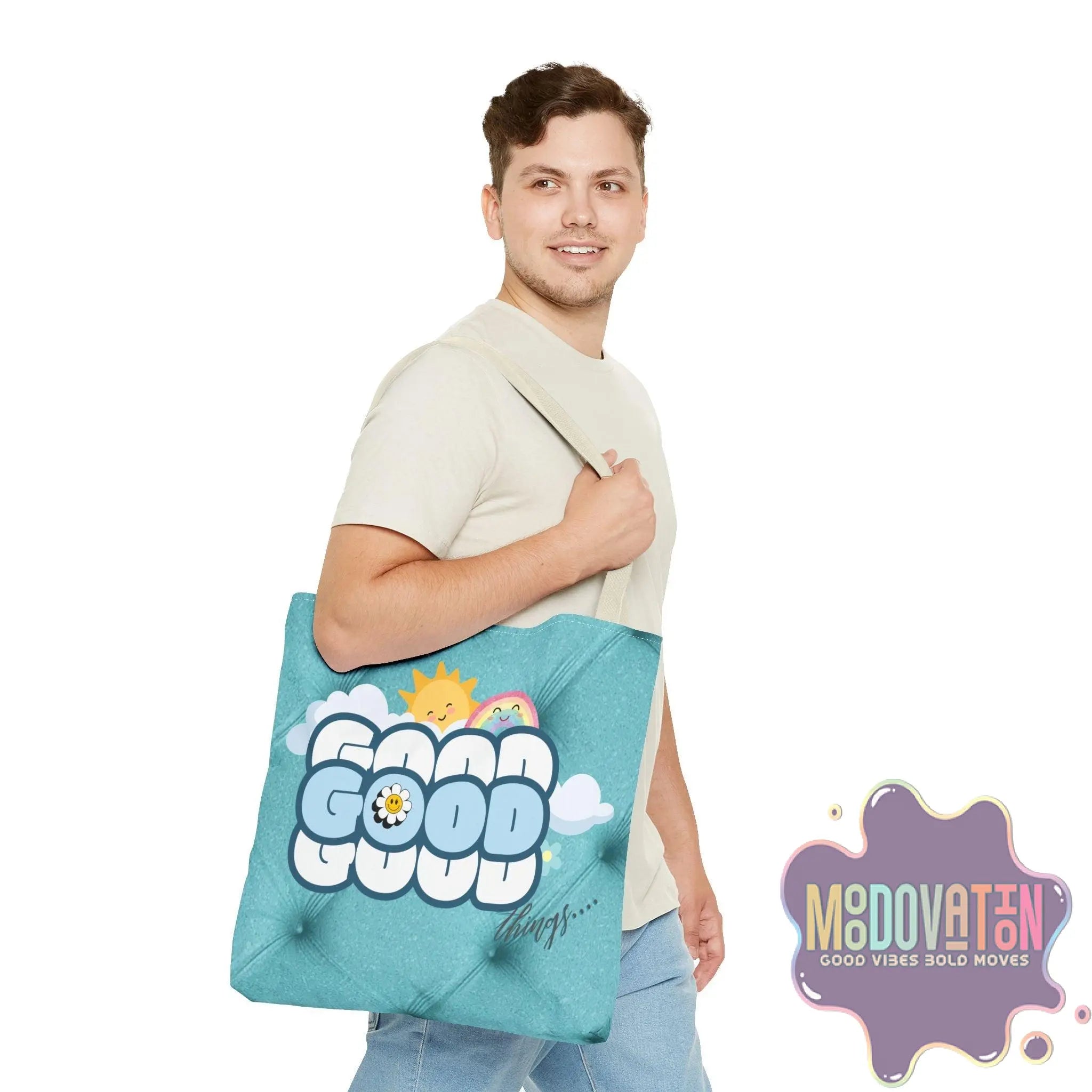 Good Things Tote Bag - Teal - MOODOVATION