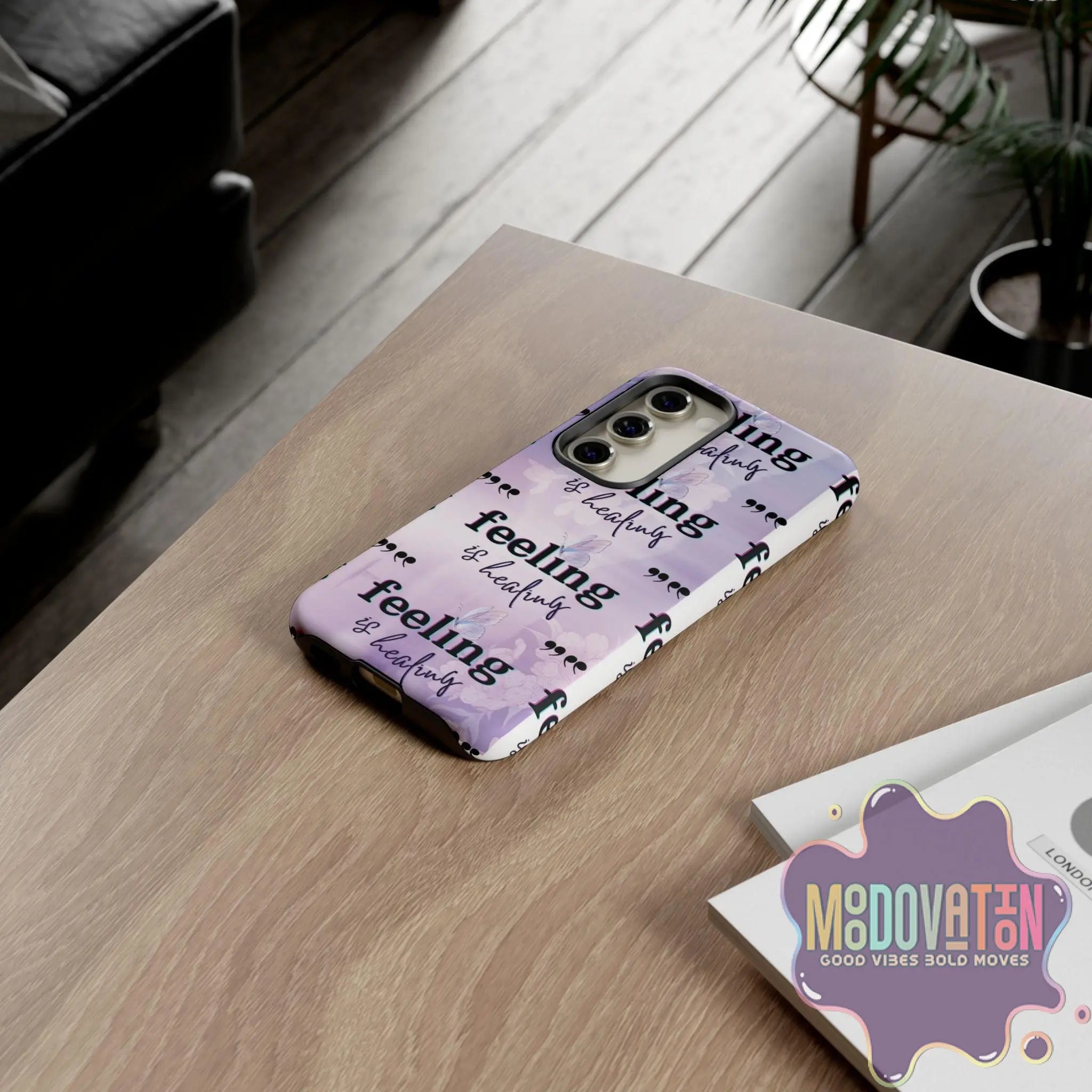 Feeling Is Healing Phone Case - Lilac - MOODOVATION