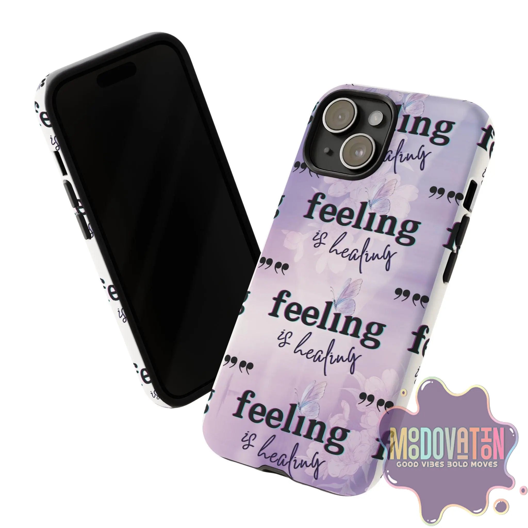 Feeling Is Healing Phone Case - Lilac - MOODOVATION