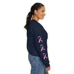 In October We Wear Pink – Breast Cancer Awareness Unisex Crewneck Sweatshirt