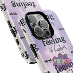 Feeling Is Healing Phone Case - Lilac - MOODOVATION
