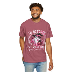 In October We Wear Pink – Breast Cancer Awareness Unisex T-Shirt