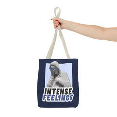 Intense Feelings Tote Bag - Navy Print