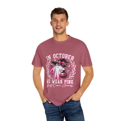 In October We Wear Pink – Breast Cancer Awareness Unisex T-Shirt