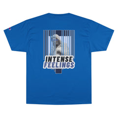 Intense Feelings - Navy Print Unisex Champion T-Shirt