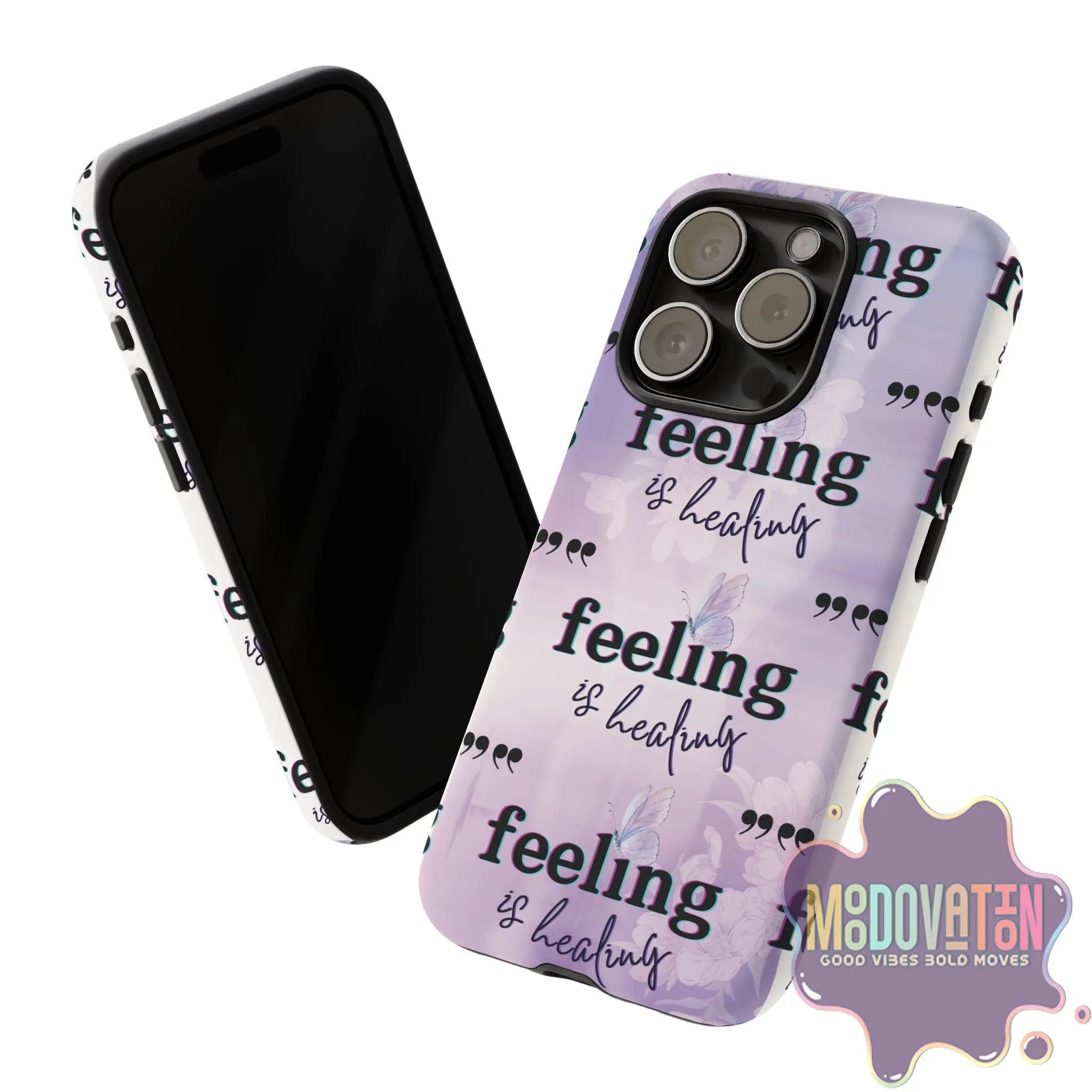 Feeling Is Healing Phone Case - Lilac - MOODOVATION