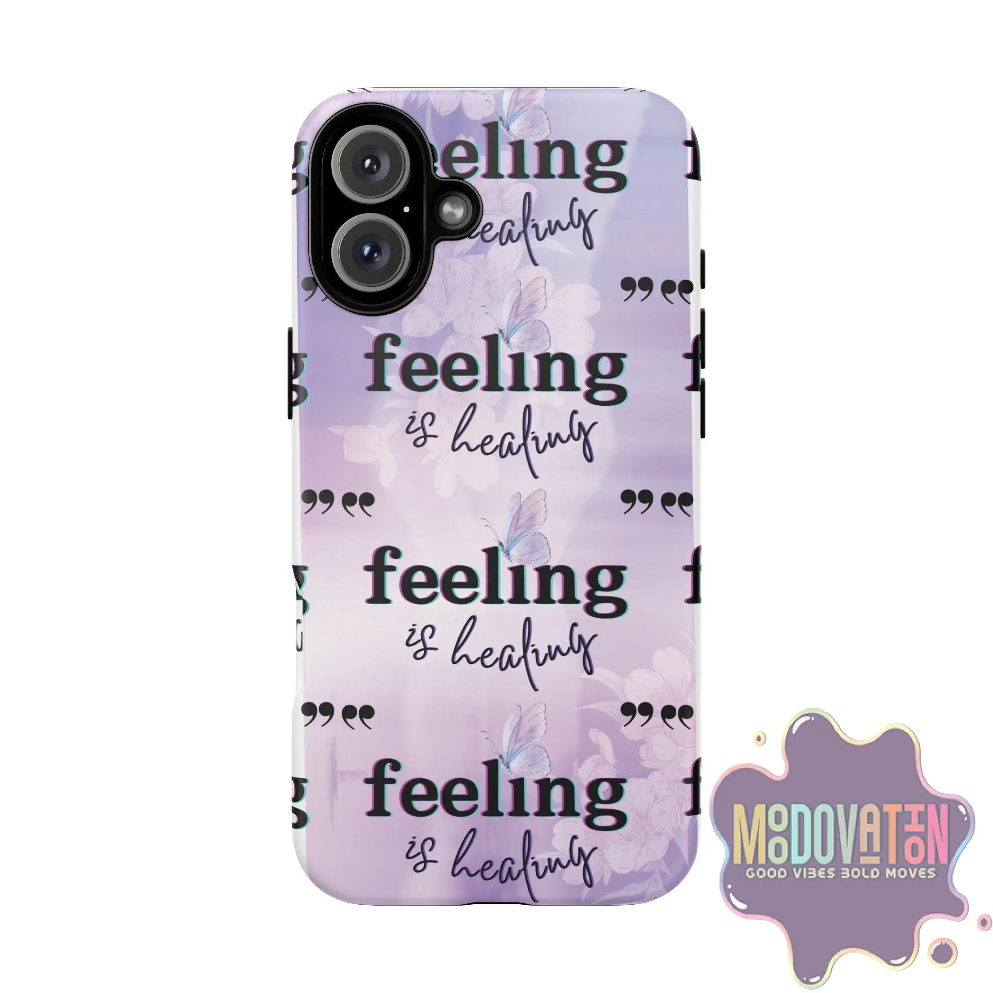 Feeling Is Healing Phone Case - Lilac - MOODOVATION