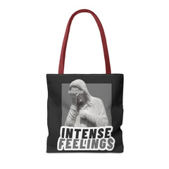 Intense Feelings Tote Bag - Grey Print