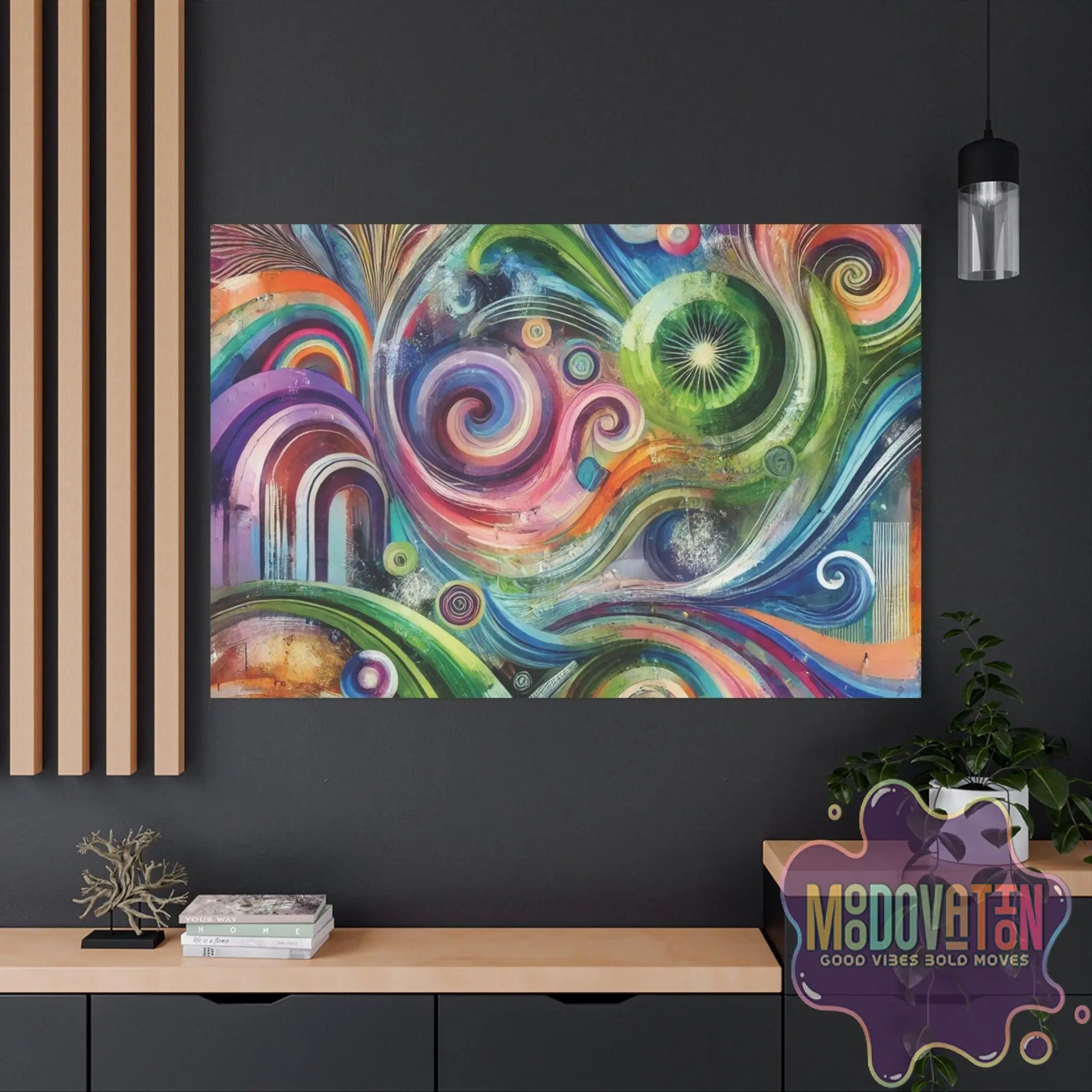 Galactic Radiance Matte Canvas - MOODOVATION