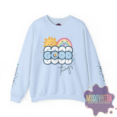 Good Things Unisex Heavy Blend Crewneck Sweatshirt - MOODOVATION