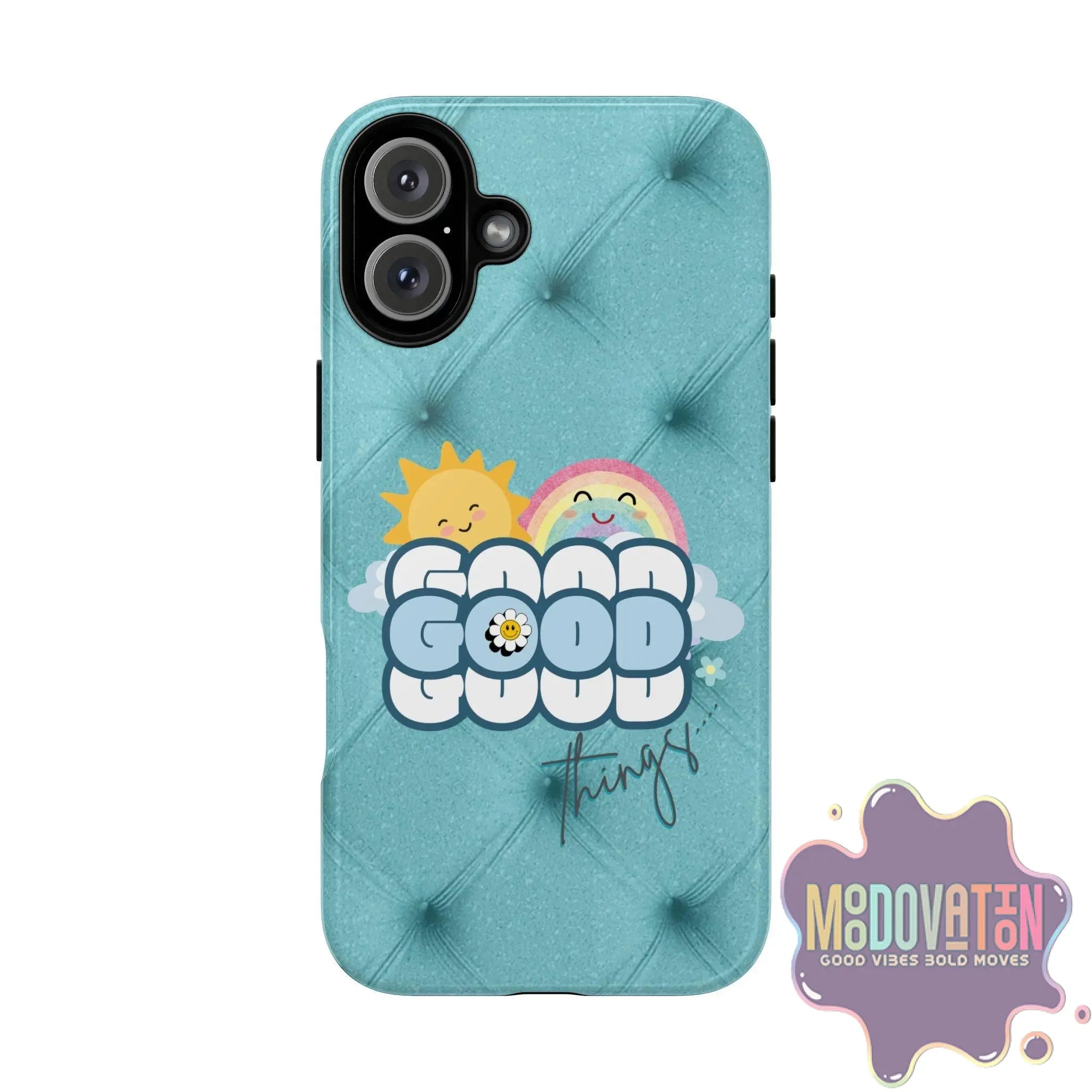 Good Things Phone Case - Teal - MOODOVATION