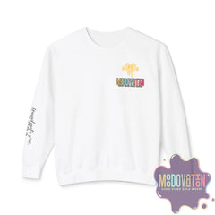 Good Vibes Bold Moves Personalized Unisex Lightweight Crewneck Sweatshirt - Brand Edition Moodovation