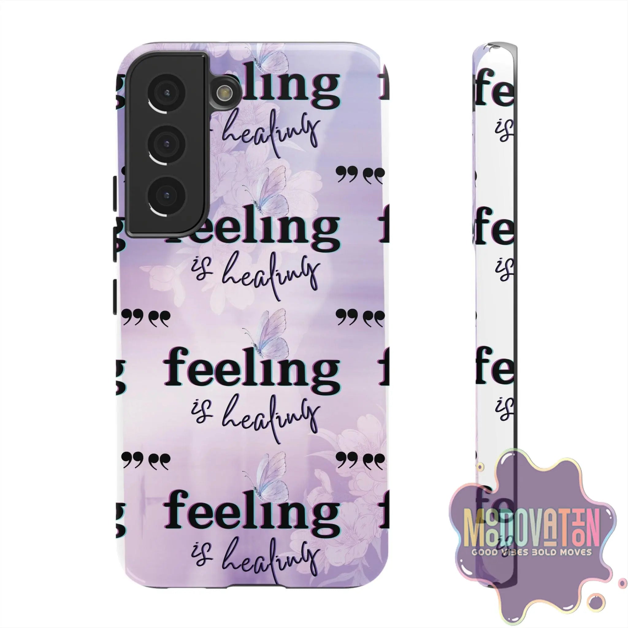 Feeling Is Healing Phone Case - Lilac - MOODOVATION