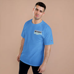 Intense Feelings - Cyan Print Unisex Champion T-Shirt