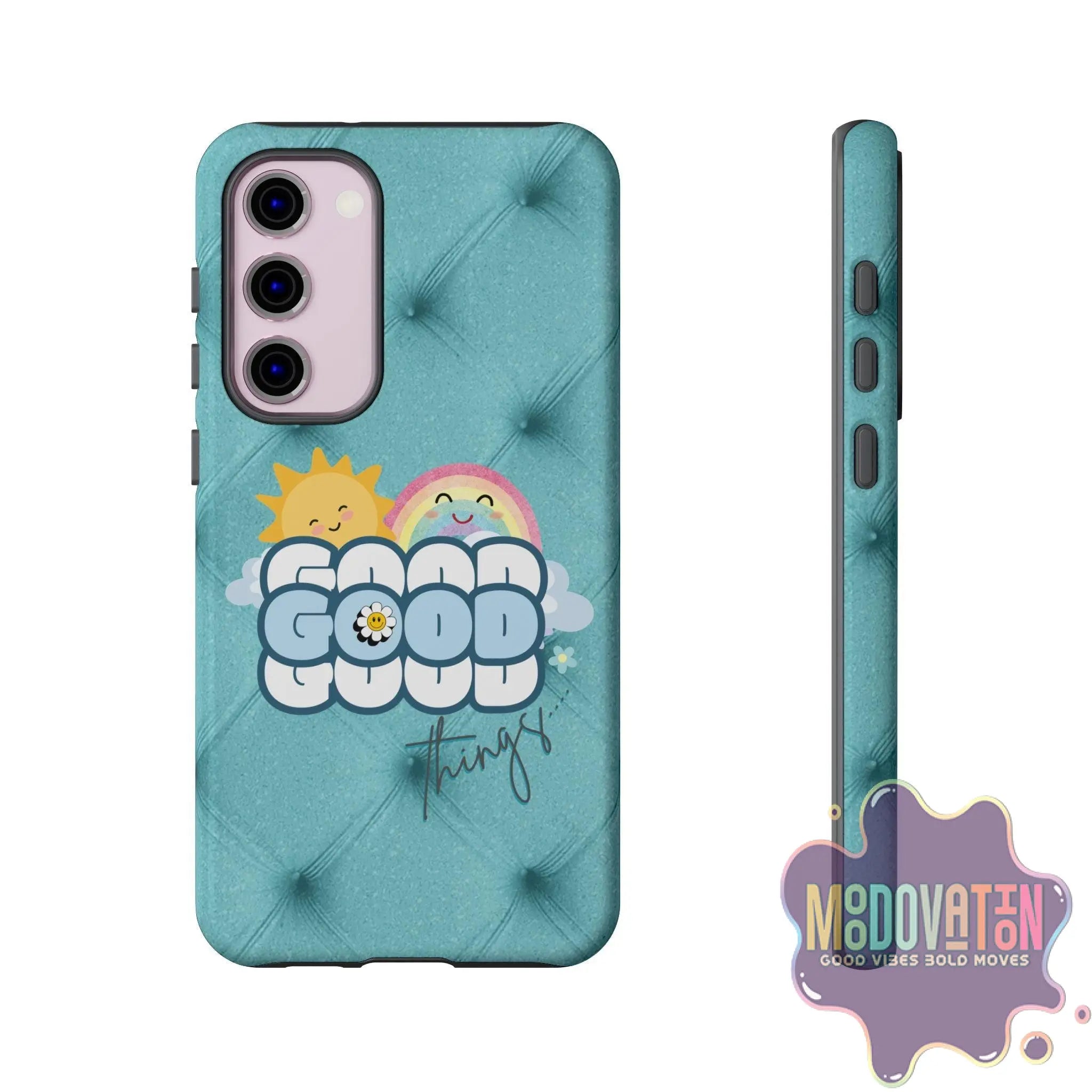 Good Things Phone Case - Teal - MOODOVATION