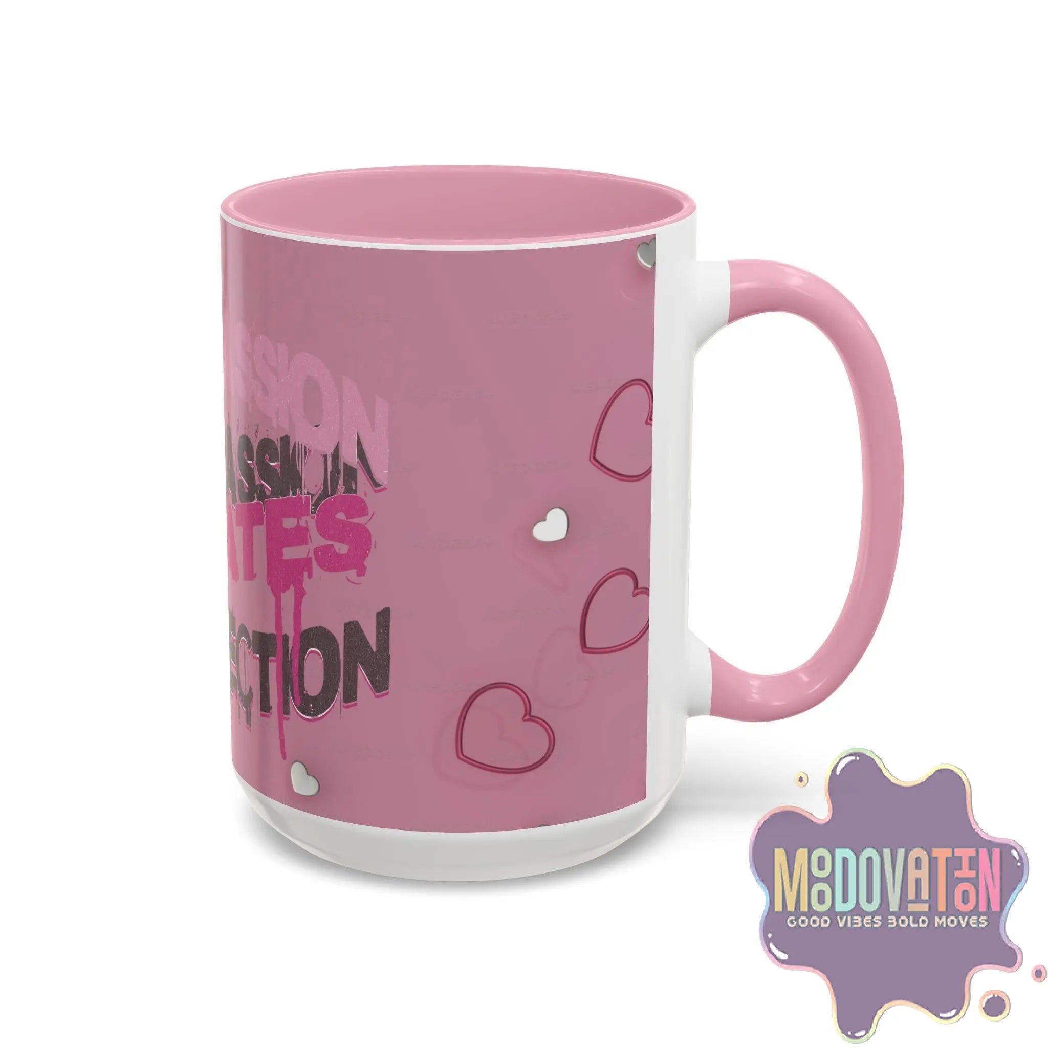 Compassion Creates Connection Coffee Mug (11oz, 15oz) - MOODOVATION