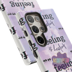Feeling Is Healing Phone Case - Lilac - MOODOVATION