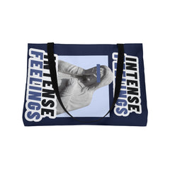 Intense Feelings Weekender Tote Bag - Navy Print