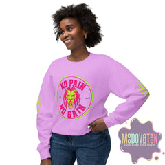 No Pain No Gain Unisex Lightweight Crewneck Sweatshirt - Spring Edition Moodovation