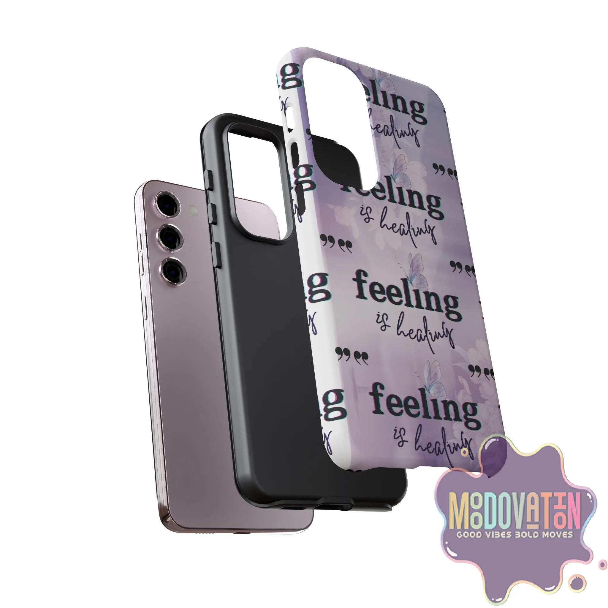 Feeling Is Healing Phone Case - Lilac - MOODOVATION