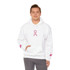 Pink Ribbon Awareness Hoodie, Unisex Sweatshirt for Fundraising, Breast Cancer Awareness Month, Inspirational Gift, Cozy Jumpsuit