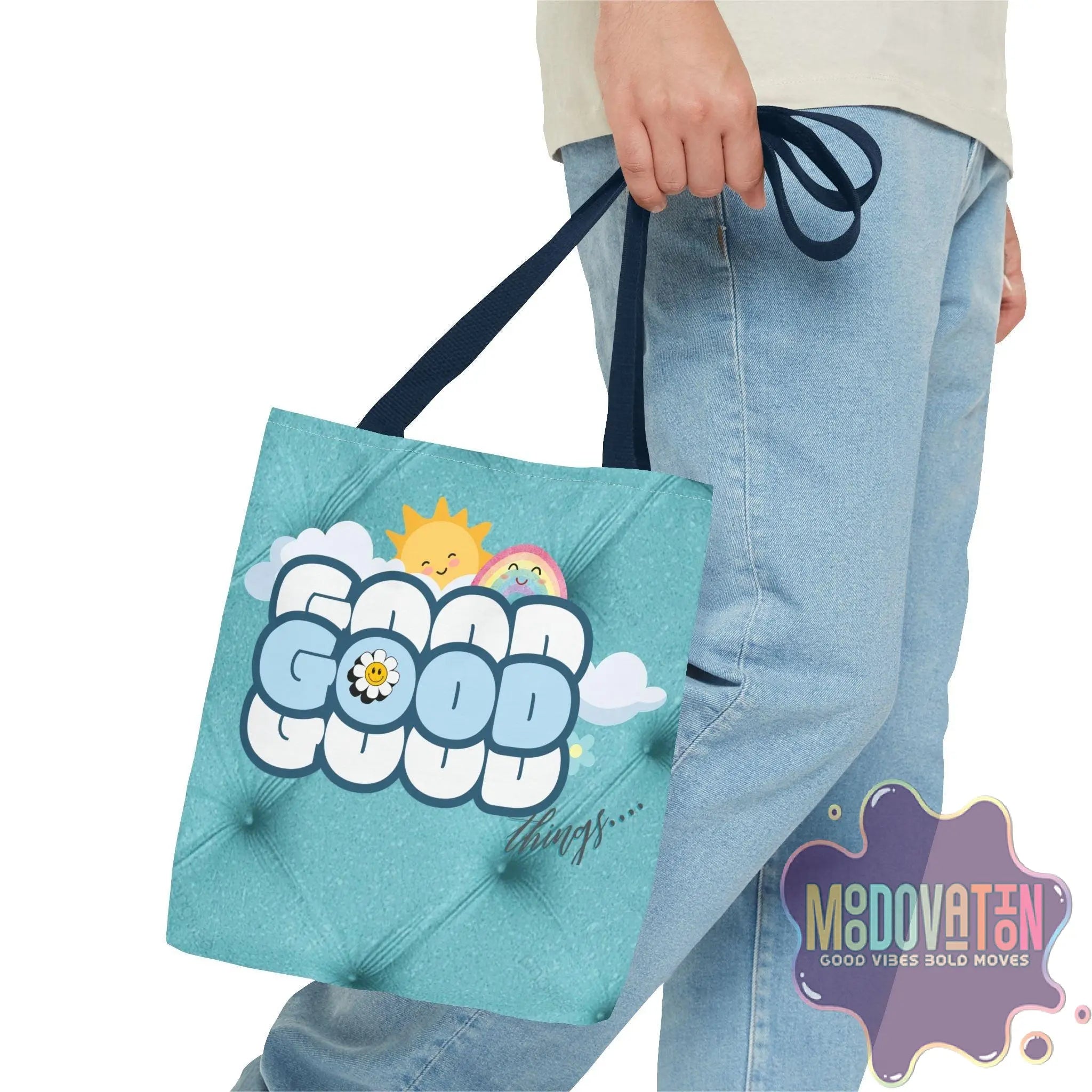 Good Things Tote Bag - Teal - MOODOVATION