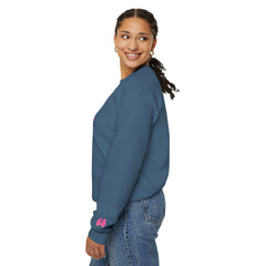 Courage, Strength & Faith – Breast Cancer Awareness Unisex Crewneck Sweatshirt
