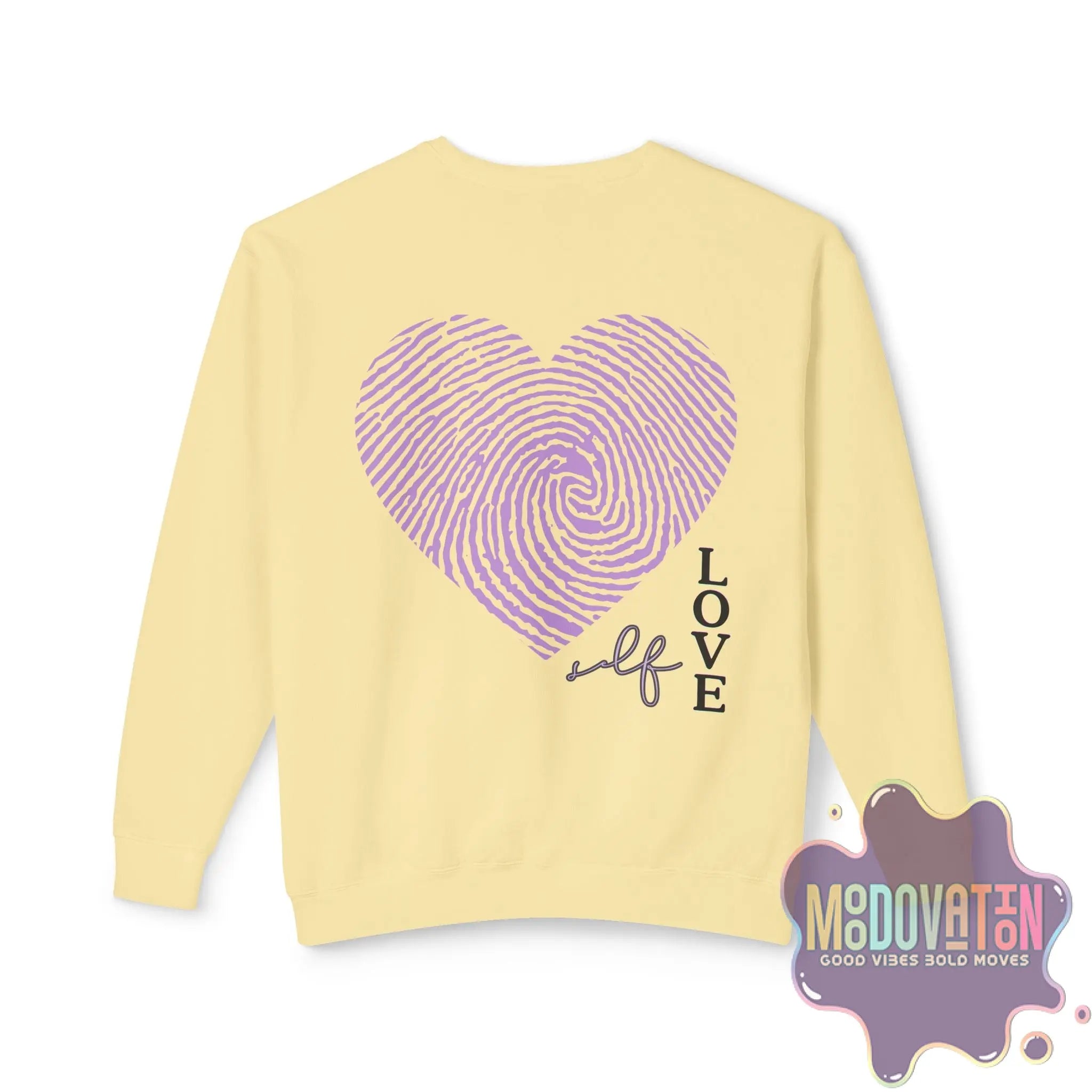 Feeling Is Healing Lightweight Crewneck Sweatshirt - Spring Edition Moodovation