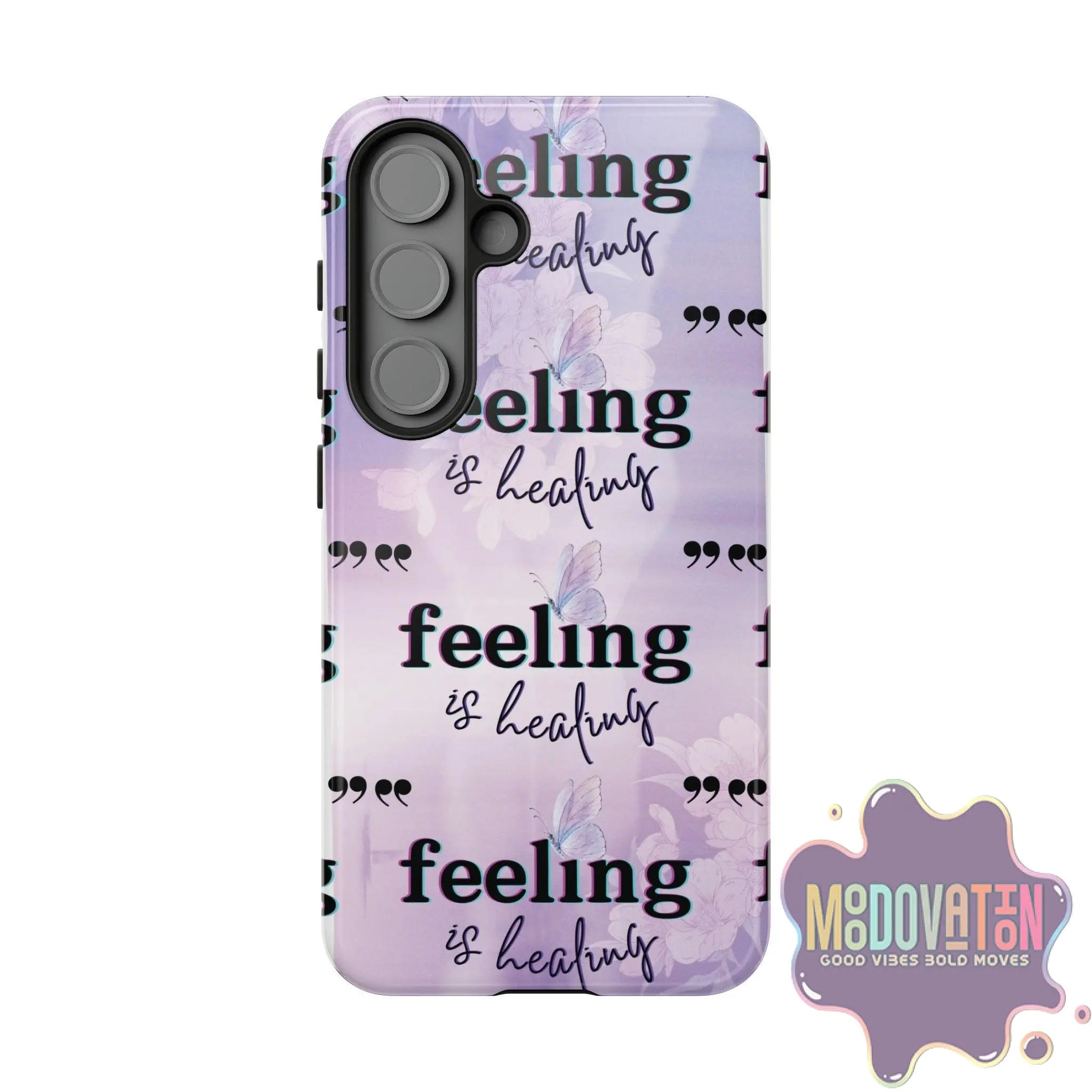 Feeling Is Healing Phone Case - Lilac - MOODOVATION
