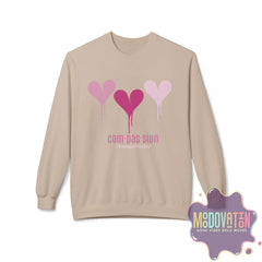 Self-Compassion Unisex Midweight Crewneck Sweatshirt - MOODOVATION