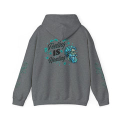 Feeling Is Healing - Unisex Statement Sleeve Hoodie