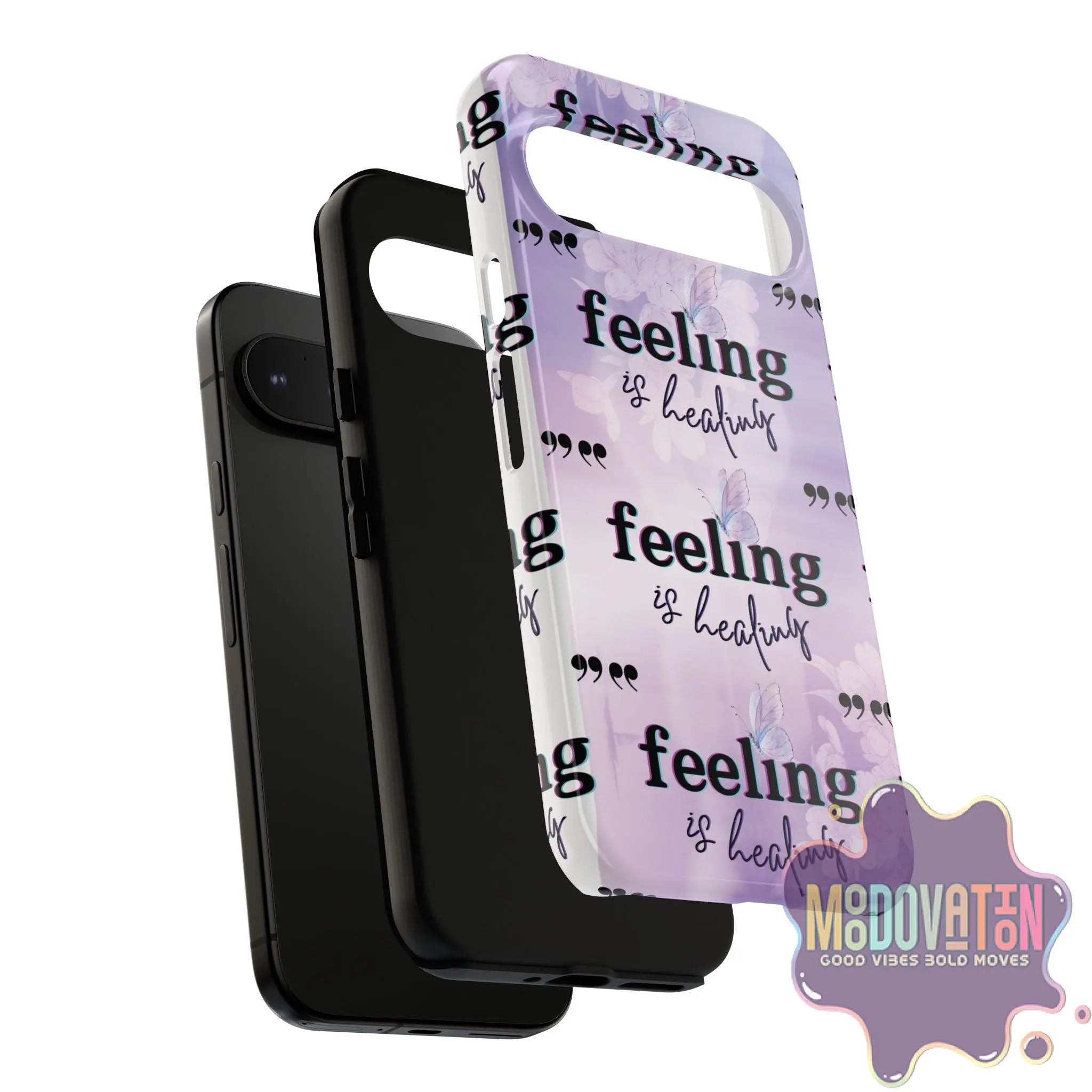 Feeling Is Healing Phone Case - Lilac - MOODOVATION