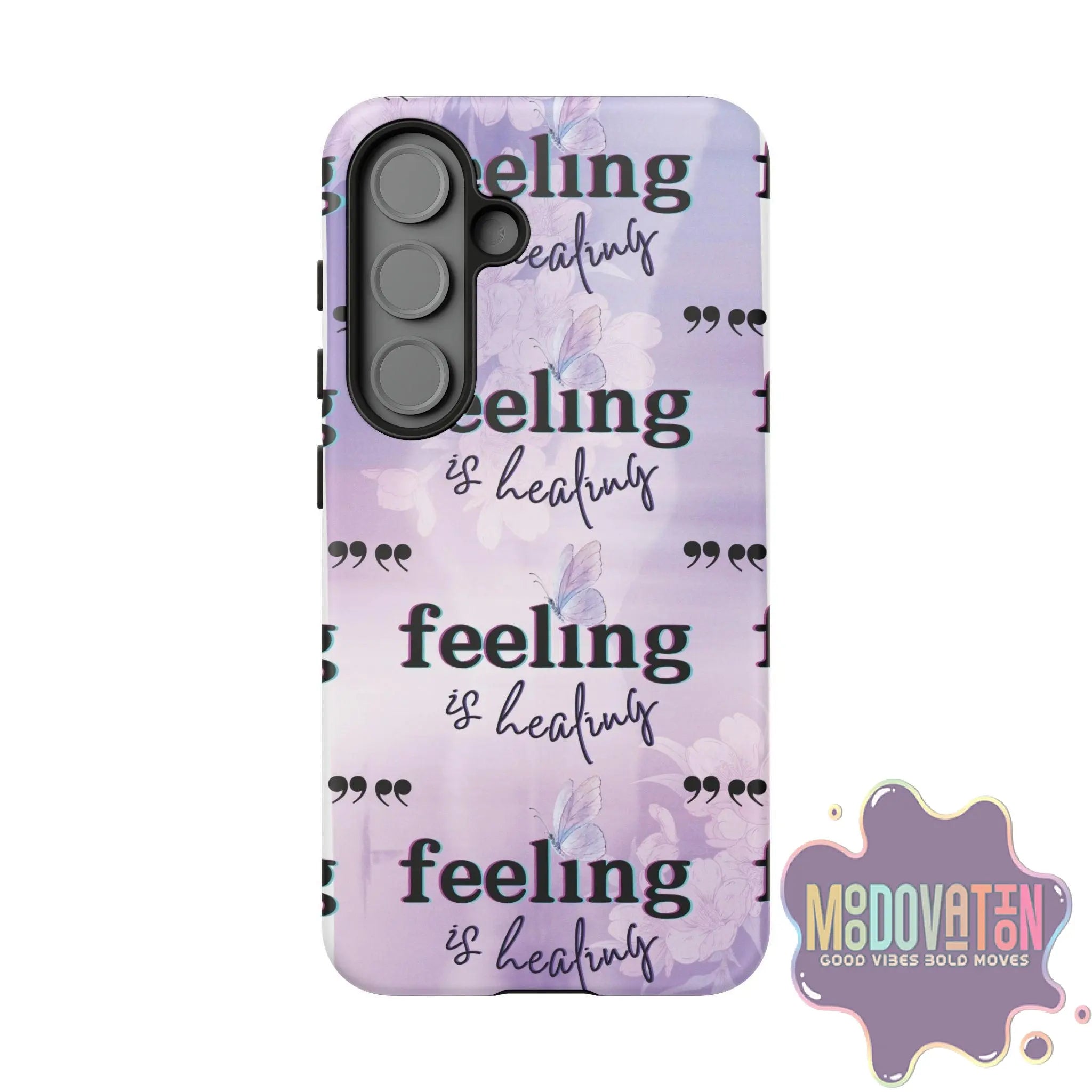 Feeling Is Healing Phone Case - Lilac - MOODOVATION