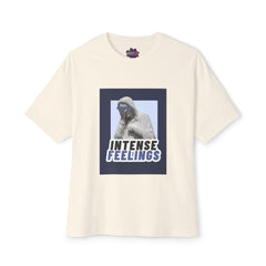 Intense Feelings – Navy Unisex Oversized Tee