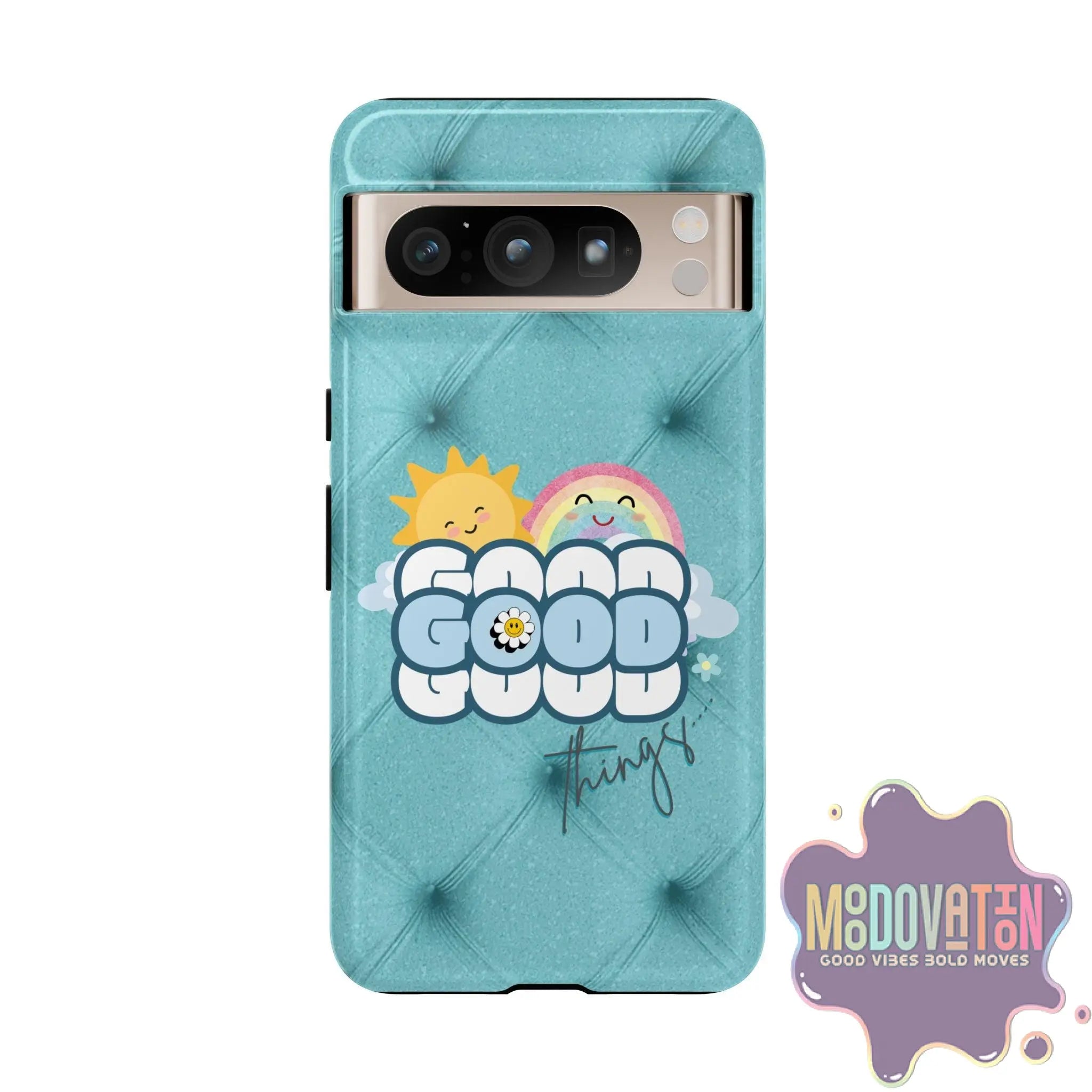 Good Things Phone Case - Teal - MOODOVATION