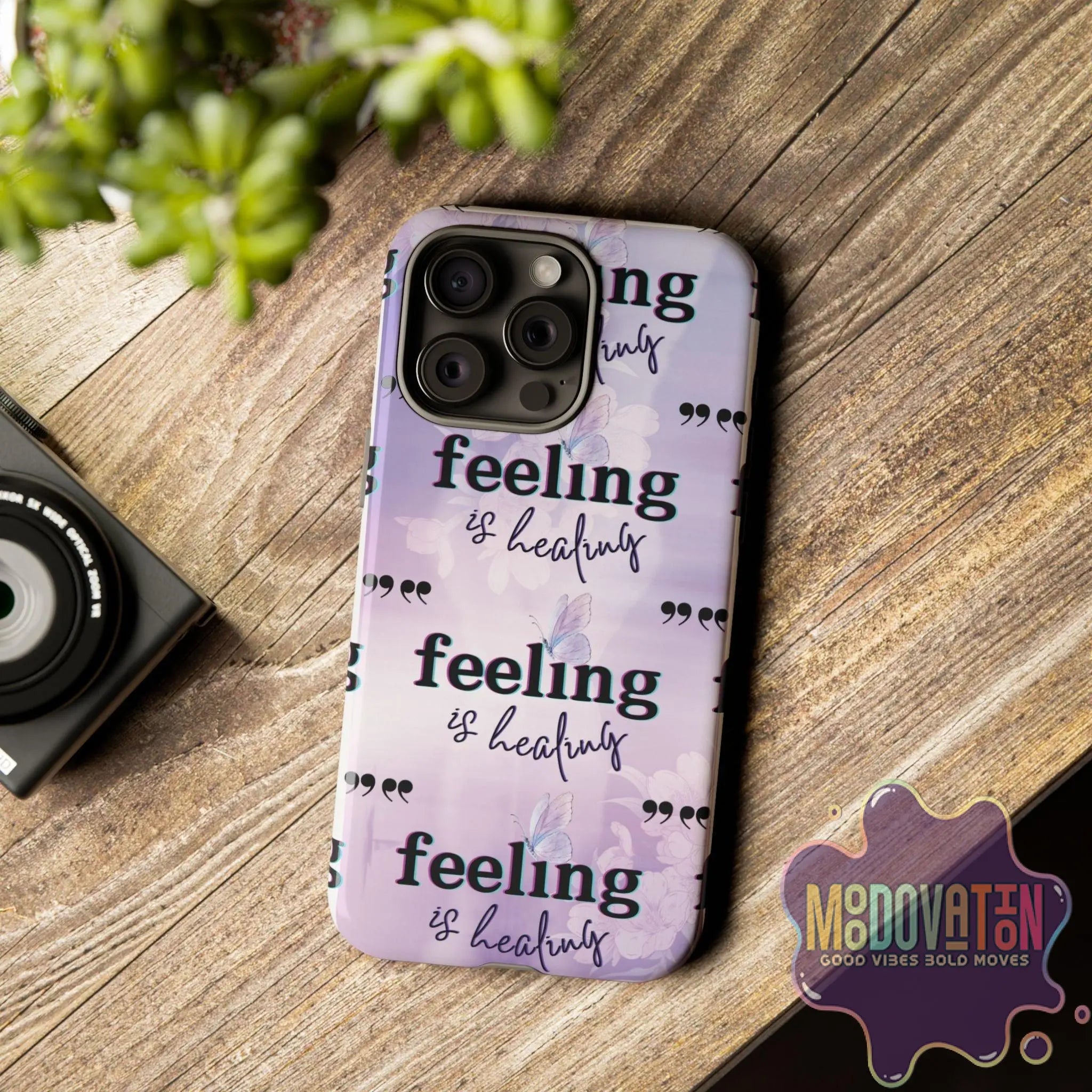 Feeling Is Healing Phone Case - Lilac - MOODOVATION
