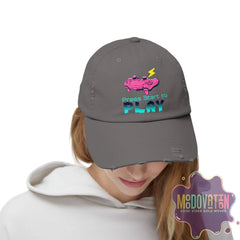 Game Over - Unisex Distressed Vintage Hat - MOODOVATION