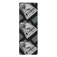 Intense Feelings – Grey Premium Rubber Yoga Mat