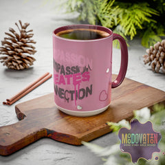 Compassion Creates Connection Coffee Mug (11oz, 15oz) - MOODOVATION